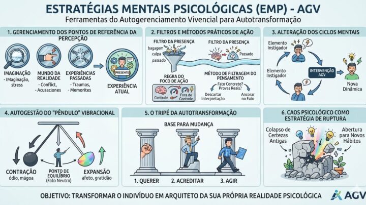 Quais são as principais Estratégias Mentais Psicológicas propostas pelo AGV?